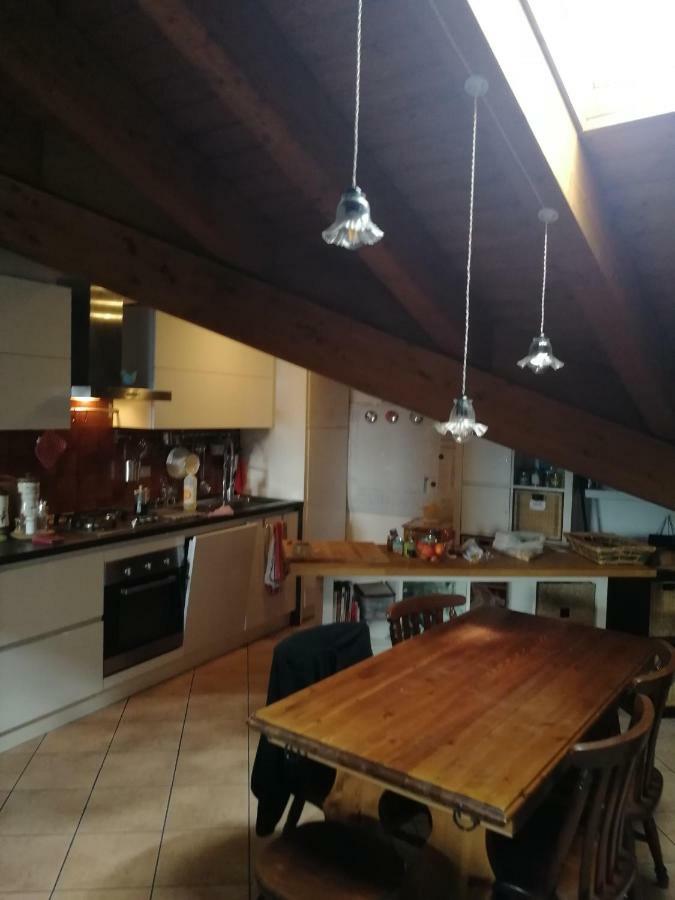 appartamento nel centro storico di Aosta con vista sui ghiacciai Esterno foto