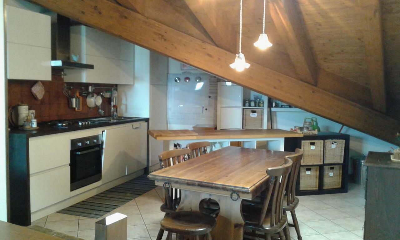 appartamento nel centro storico di Aosta con vista sui ghiacciai Esterno foto